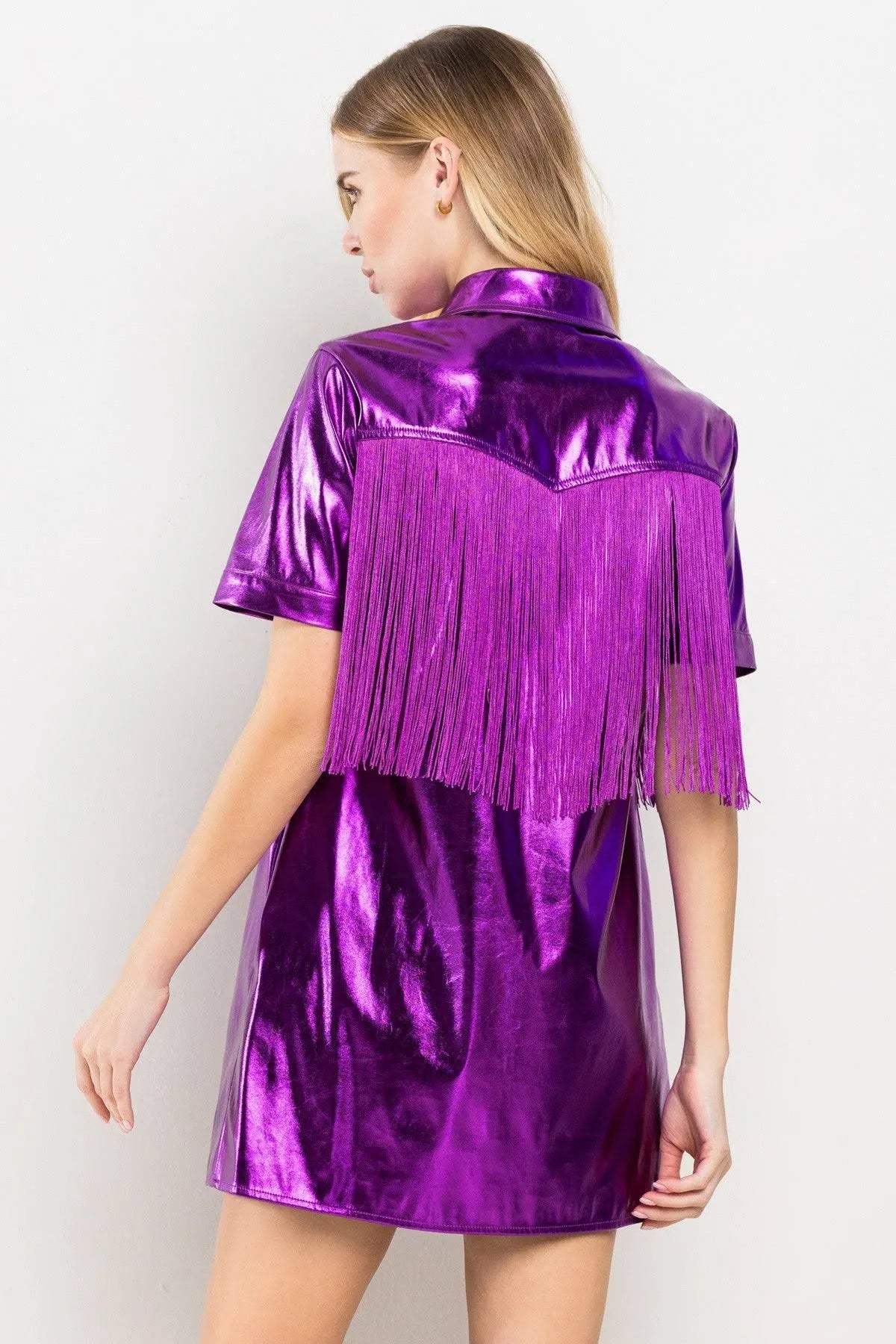 Vestido Morado Electric