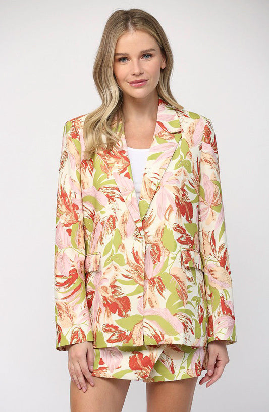 Mabel Blazer Tropical